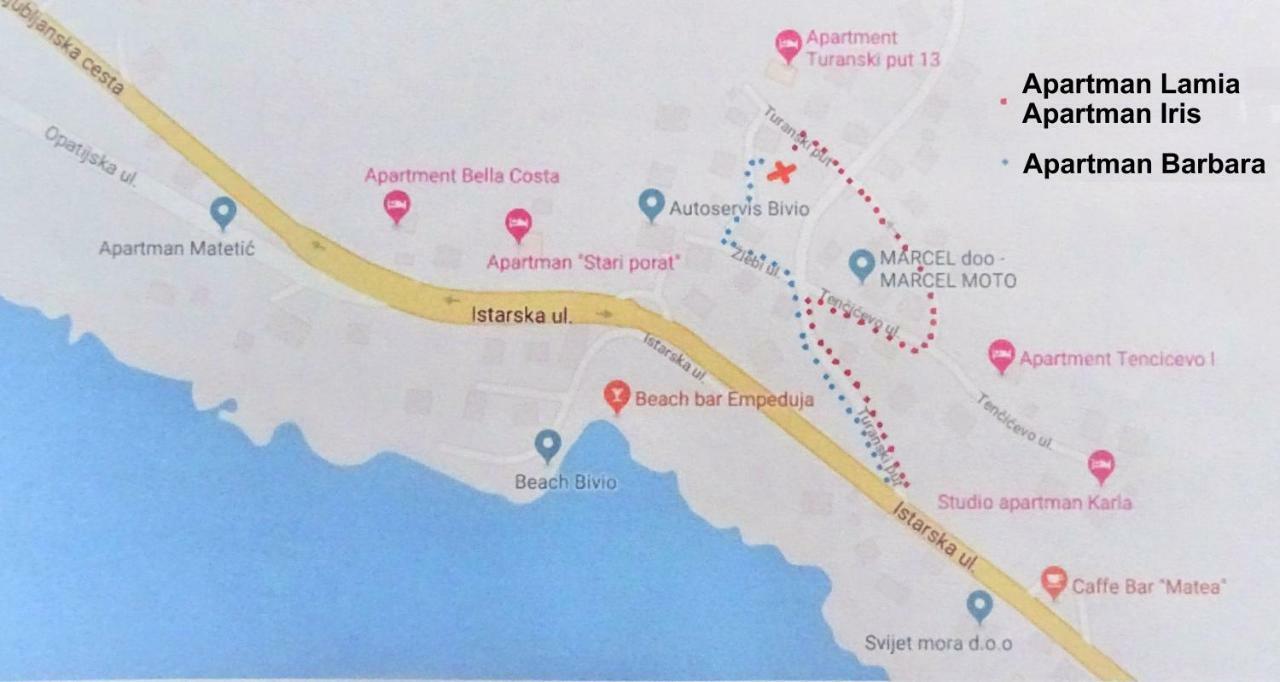 Apartman Iris S Terasom Рийека Екстериор снимка